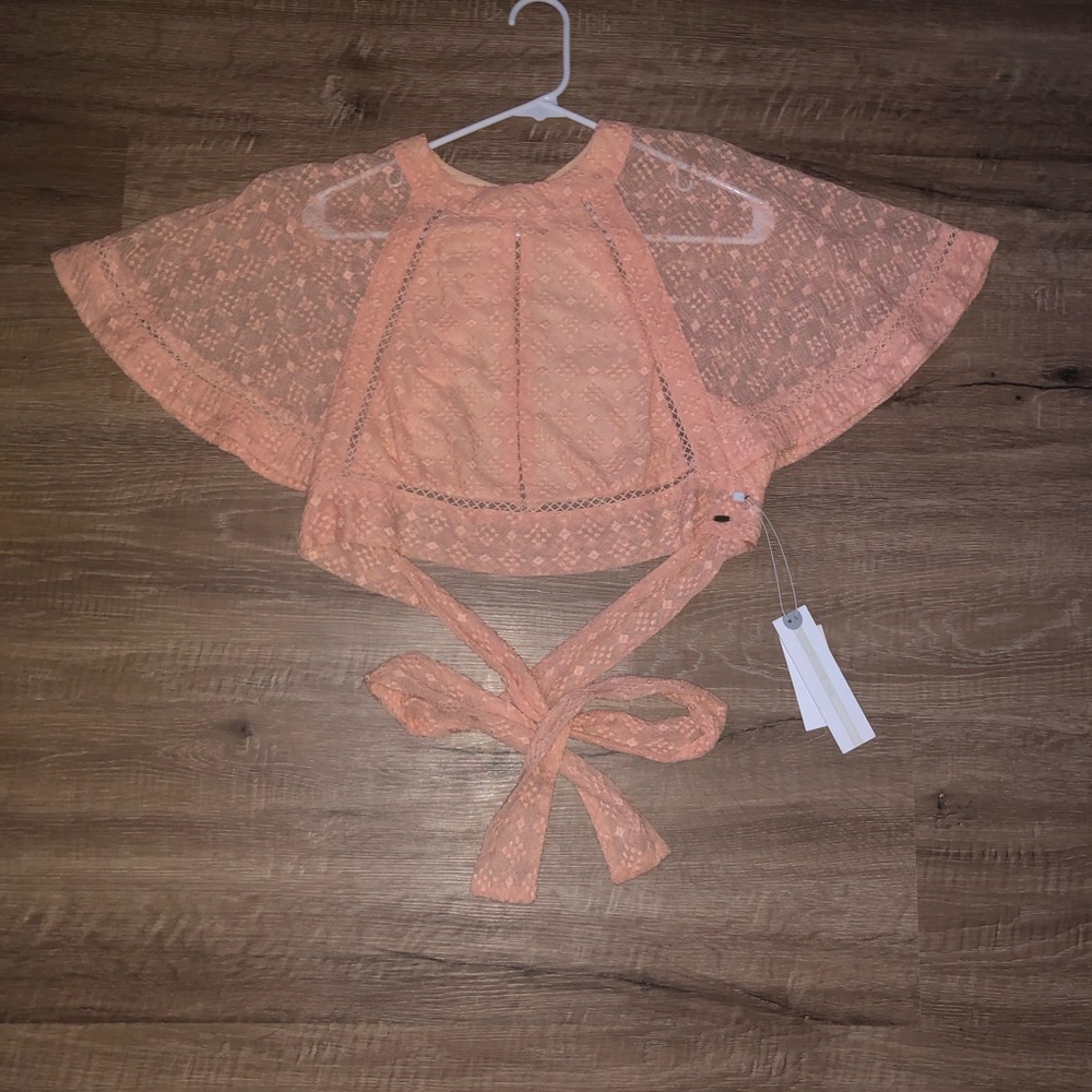 mesh peach top!